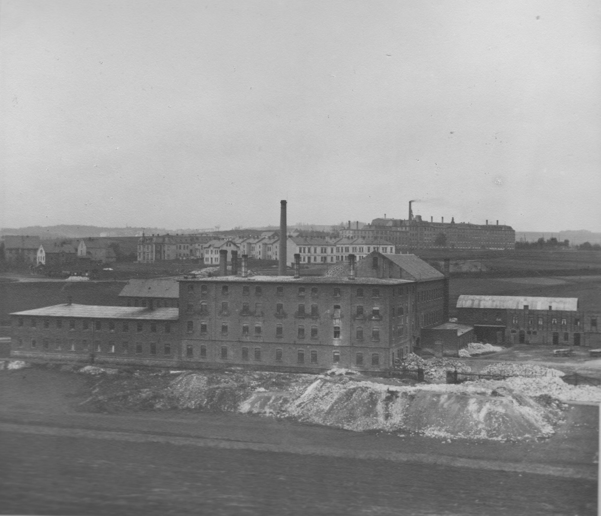 Historische Ansicht der Müllerfabrik